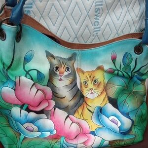 Anuschka Cat Handbag